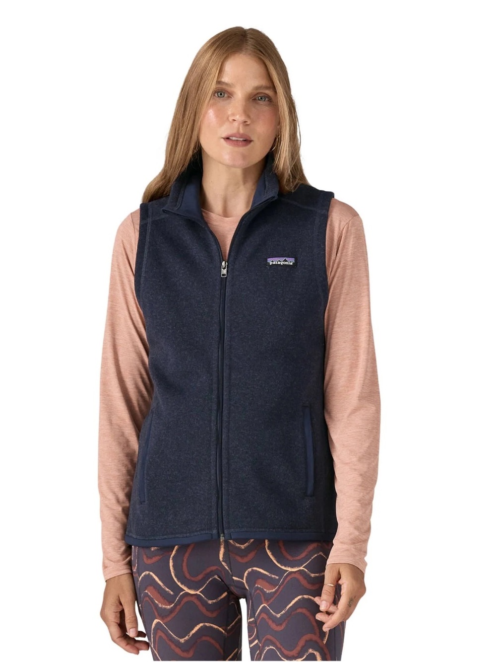 Patagonia Women's Better Sweater Nena Fleece Vest - New Navy